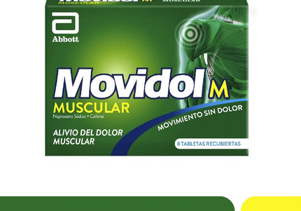 Movidol M Muscular 220Mg 8 Tabletas