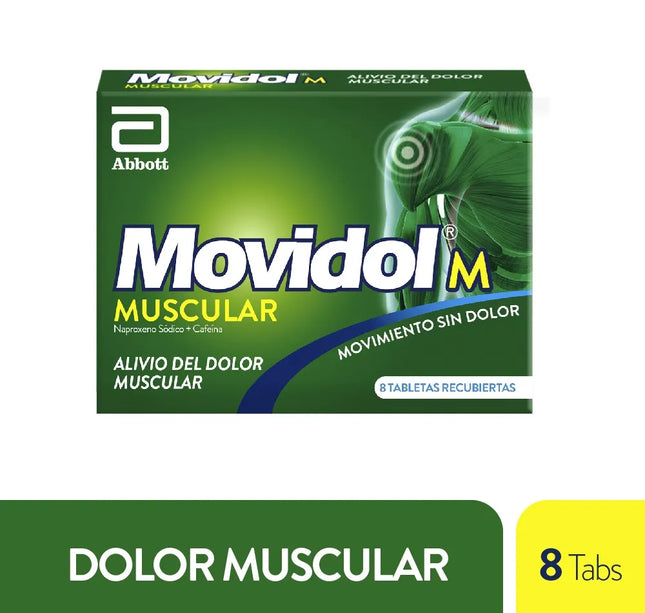 Movidol M Muscular 220Mg 8 Tabletas