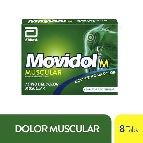 Movidol M Muscular 220Mg 8 Tabletas