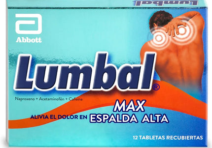 Lumbal Max 12 Tabletas