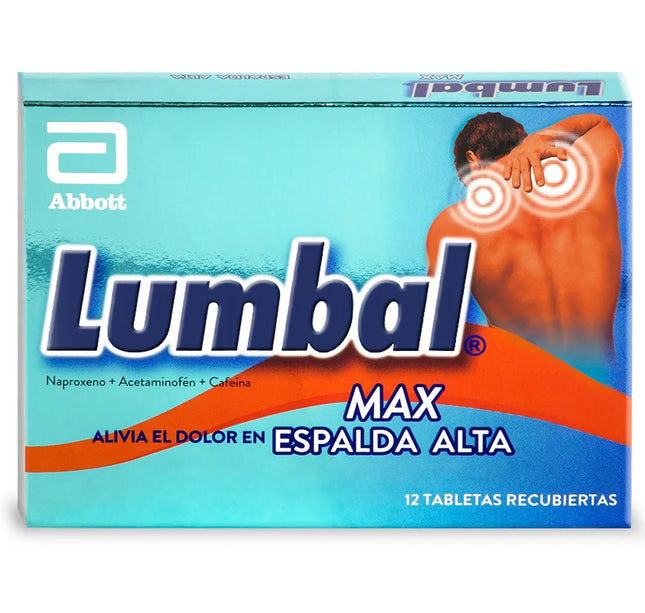 Lumbal Max 12 Tabletas
