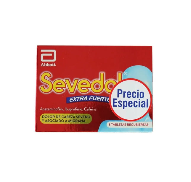 Sevedol Extra Fuerte 8 Tabletas
