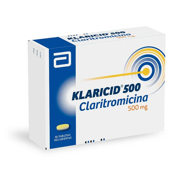 Klaricid 500 Mg 30 Tabletas
