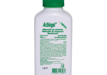 Acibiogel Hidroxido De Aluminio 360Ml