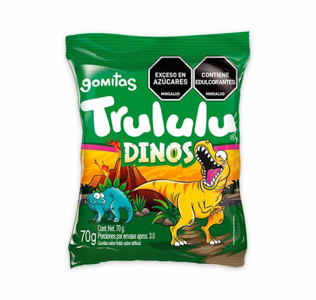 Gomas Trululu Dinos Bolsa 70 Gr