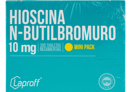 Hioscina N-Butil B.10 Mg 300 Tbs
