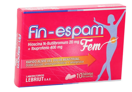 Fin-Espam Fem 400 Mg 10 Tabletas
