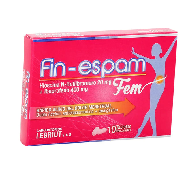 Fin-Espam Fem 400 Mg 10 Tabletas