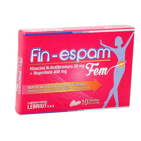 Fin-Espam Fem 400 Mg 10 Tabletas