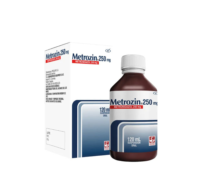 Metrozin 250 Mg Jarabe 120 Ml