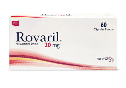 Rovaril 20 Mg 60 Capsulas Blandas