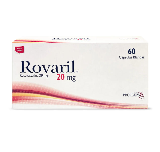 Rovaril 20 Mg 60 Capsulas Blandas