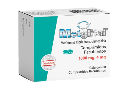 Metglital 4/1000 Mg  30 Tabletas