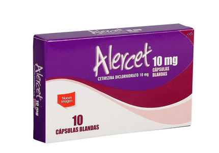 Alercet 10 Mg 10 Tabletas