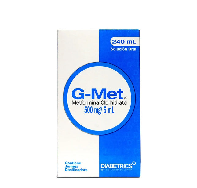 G Met 500 Mg Solucion Oral X 240 Ml