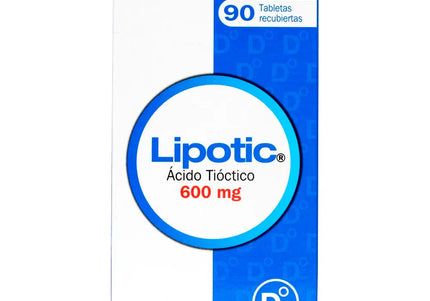Lipotic 600 Mg 90 Tabletas