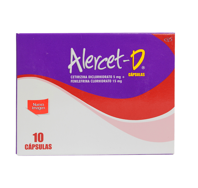 Alercet D 10 Capsulas