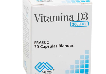 Vitamina D3 2000 Ui 30 Cap Blandas