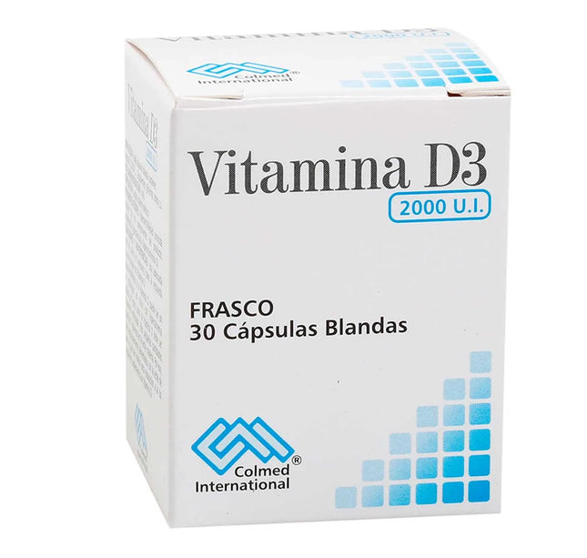 Vitamina D3 2000 Ui 30 Cap Blandas