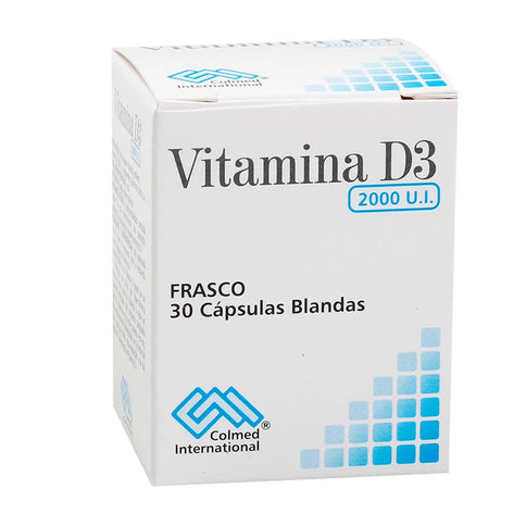 Vitamina D3 2000 Ui 30 Cap Blandas