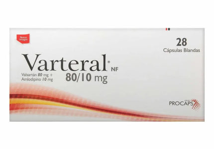 Varteral 80/10Mg 28 Tabletas