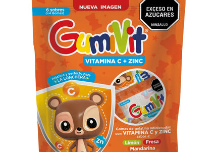 Gomas Gumivit C+Zinc Bolsa 6 Sbs Minipac