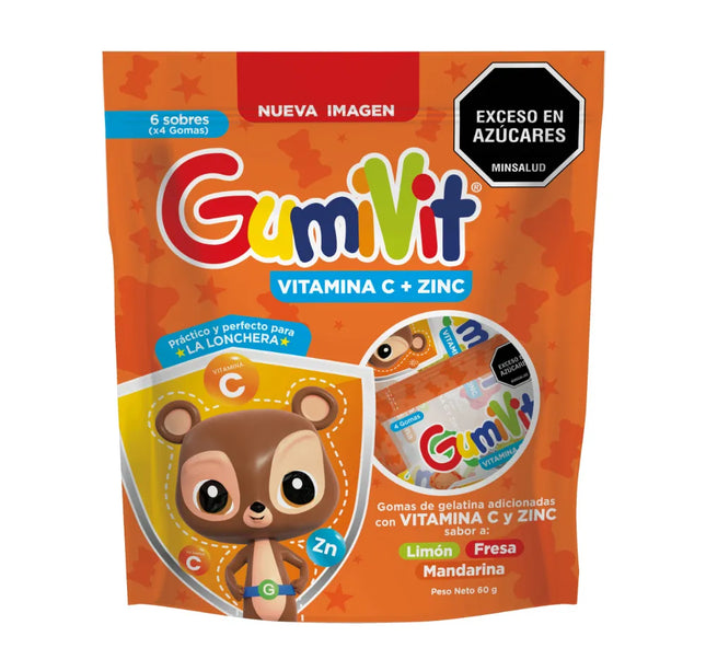 Gomas Gumivit C+Zinc Bolsa 6 Sbs Minipac