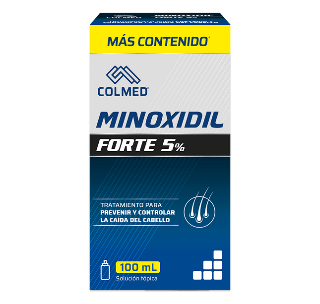Minoxidil Forte 5% Colmed Fco X 100Ml
