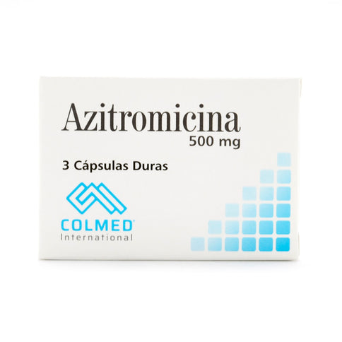 Azitromicina 500 Mg Caja 3 Cap