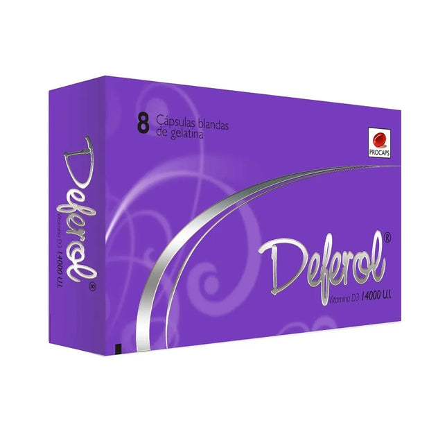 Deferol Vitamina D 14000 Ui Caja 8 Capsulas