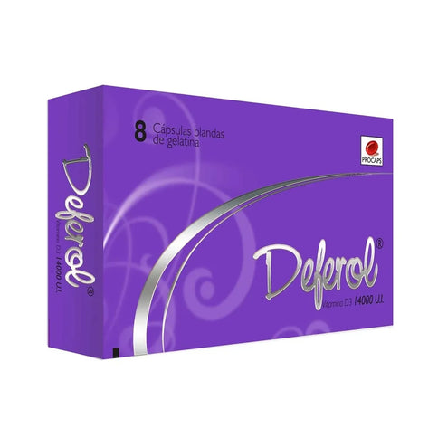 Deferol Vitamina D 14000 Ui Caja 8 Capsulas