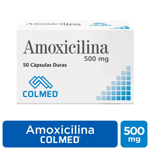 Amoxicilina 500 Mg 50 Capsulas