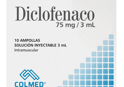 Diclofenaco 75 Mg/3 Ml 10 Amp