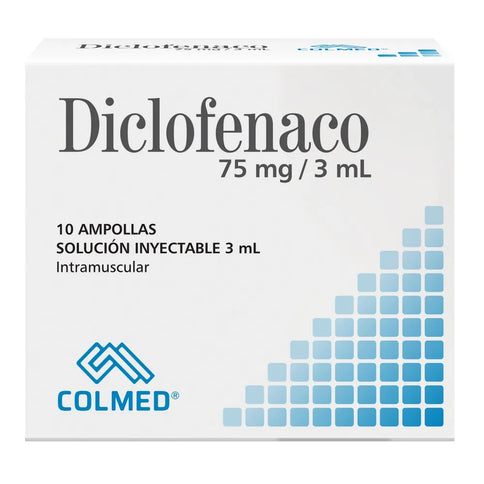 Diclofenaco 75 Mg/3 Ml 10 Amp