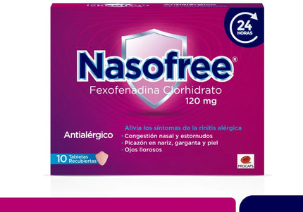 Nasofree (Fexofenadina) 120 Mg 10 Tabs