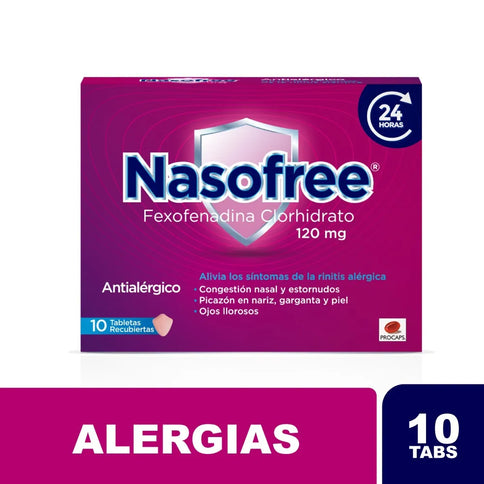 Nasofree (Fexofenadina) 120 Mg 10 Tabs