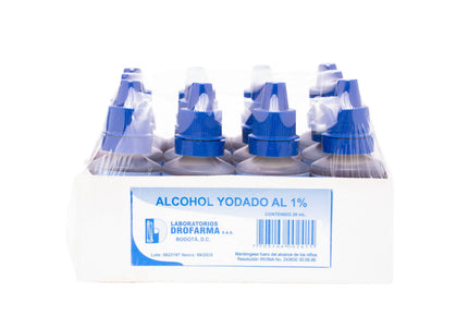 Alcohol Yodado 20 Ml 12 Und Drofarma