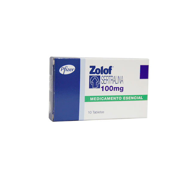 Zolof 100 Mg 10 Tabletas