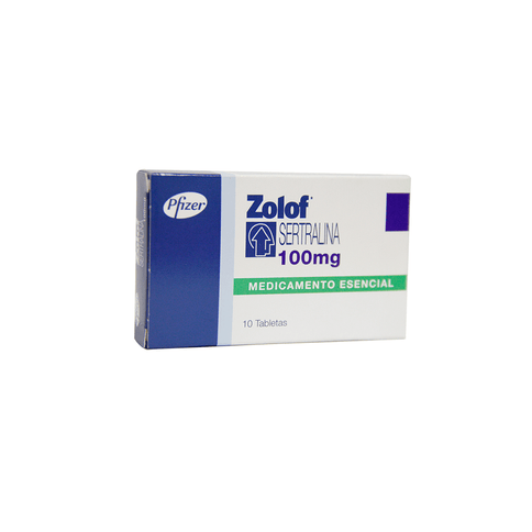Zolof 100 Mg 10 Tabletas
