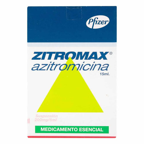 Zitromax 200 Mg Suspensión 15 Ml