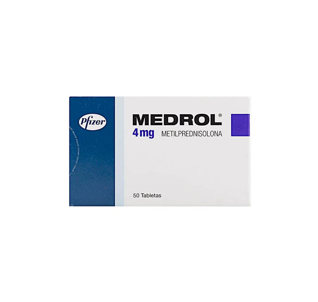 Medrol 4 Mg 50 Tabletas