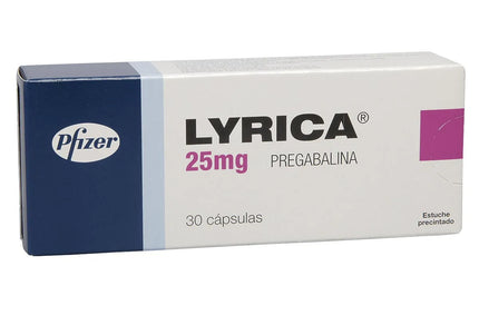 Lyrica 25 Mg 30 Cap