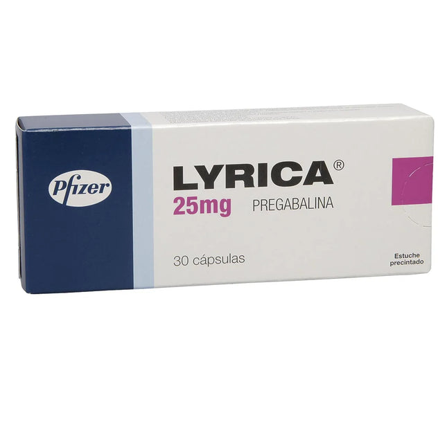 Lyrica 25 Mg 30 Cap