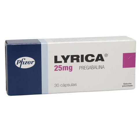 Lyrica 25 Mg 30 Cap