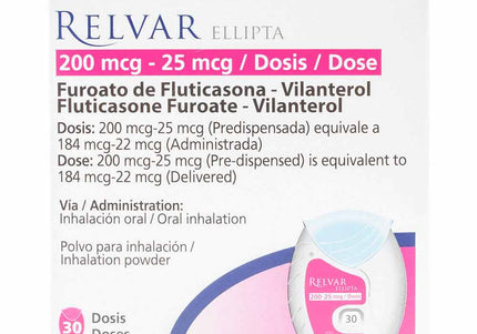 Relvar Ellipta 200/25Mg 30 Dosis