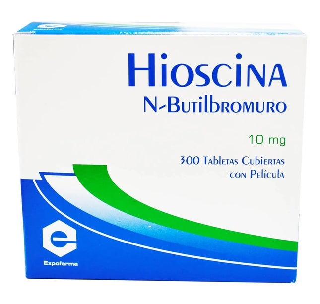 Hioscina N-Butil Bromuro 10Mg 300 Tabletas