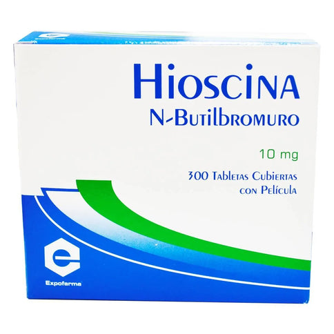 Hioscina N-Butil Bromuro 10Mg 300 Tabletas