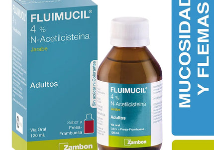 Fluimucil Adulto Jarabe 4% 120 Ml