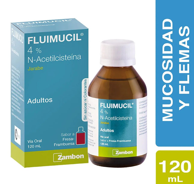 Fluimucil Adulto Jarabe 4% 120 Ml