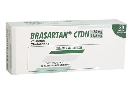 Brasartan Ctdn 80/12.5Mg 30 Tabletas